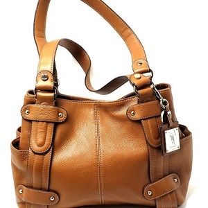 Tignanello Brown Leather Purse Shoulder Bag